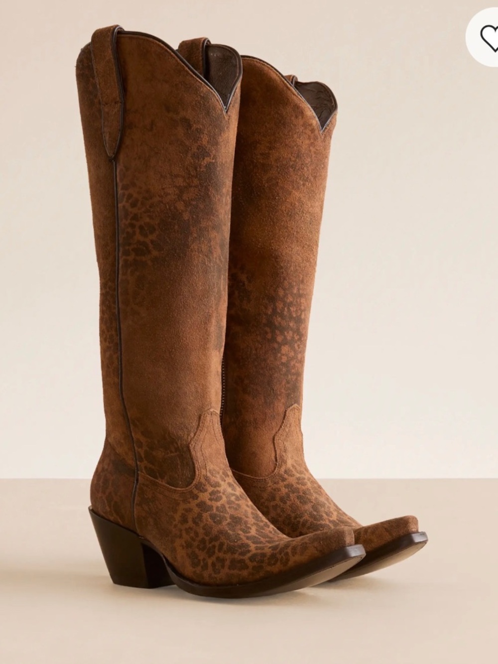 Ariat Casanova boots leopard NWT